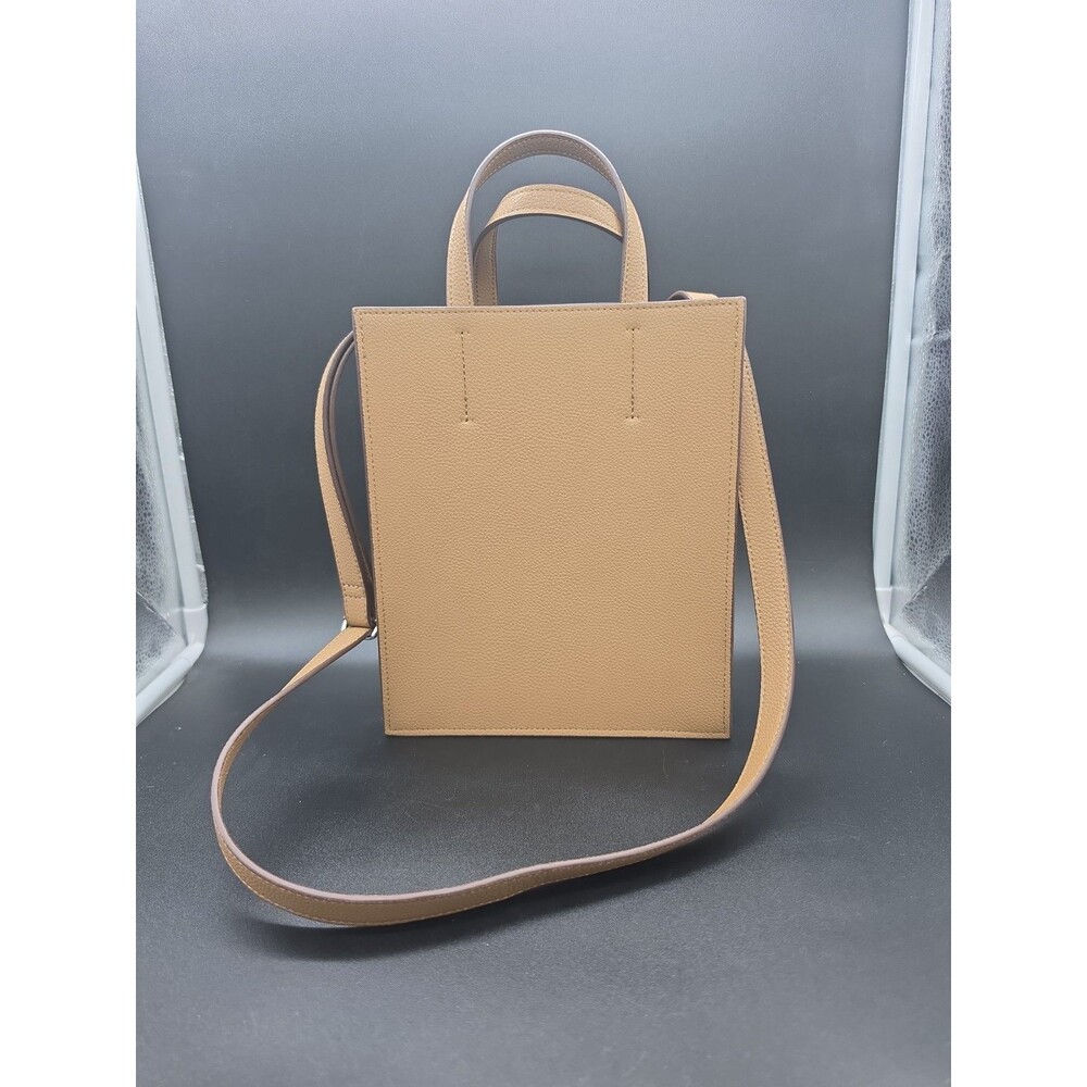 Uniqlo Women’s Faux-Leather Square Shoulder Bag Crossbody Brown NWT 2022